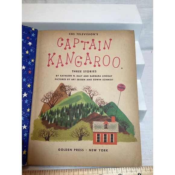 Captain Kangaroo Giant Little Golden Book 1959 "A" Edition 3 Stories 1 Book HB - Picture 8 of 16